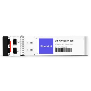 Cisco CWDM-SFP10G-1390-20 Compatible 10G CWDM SFP+ 1390nm 20km LC SMF DDM Transceiver Module