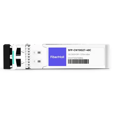 Cisco CWDM-SFP10G-1270 Compatible 10G CWDM SFP+ 1270nm 40km LC SMF DDM Transceiver Module