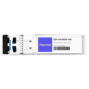 Ciena CWDM-SFP10G-1350 Compatible 10G CWDM SFP+ 1350nm 40km LC SMF DDM Transceiver Module