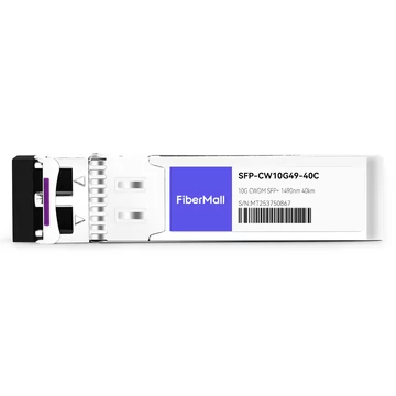 Juniper EX-SFP-10GE-CWE49 Compatible 10G CWDM SFP+ 1490nm 40km LC SMF DDM Transceiver Module
