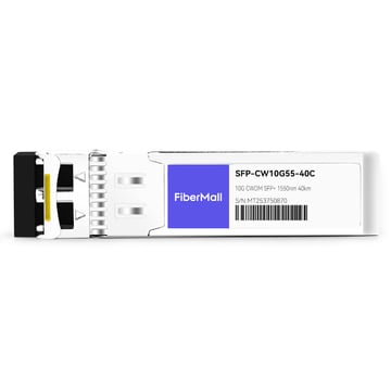 Brocade XBR-SFP8G1550-40 Compatible 10G CWDM SFP+ 1550nm 40km LC SMF DDM Transceiver Module