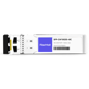 SFP-CW10G55-40C 10G CWDM SFP+ 1550nm 40km LC SMF DDM Transceiver Module