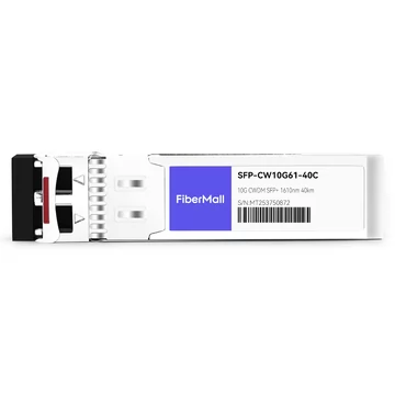 Cisco CWDM-SFP10G-1610 Compatible 10G CWDM SFP+ 1610nm 40km LC SMF DDM Transceiver Module