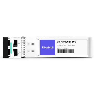 SFP-CW10G27-60C 10G CWDM SFP+ 1270nm 60km LC SMF DDM Transceiver Module