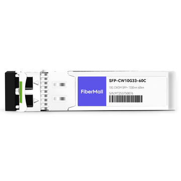 SFP-CW10G33-60C 10G CWDM SFP+ 1330nm 60km LC SMF DDM Transceiver Module