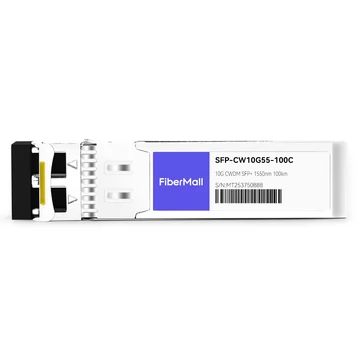 SFP-CW10G55-100C 10G CWDM SFP+ 1550nm 100km LC SMF DDM Transceiver Module