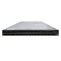Коммутатор NVIDIA MQM9790-NS2F Quantum-2 NDR InfiniBand, 64 порта 400 Гбит/с, 32 отсека OSFP, неуправляемый, воздушный поток P2C (вперед)