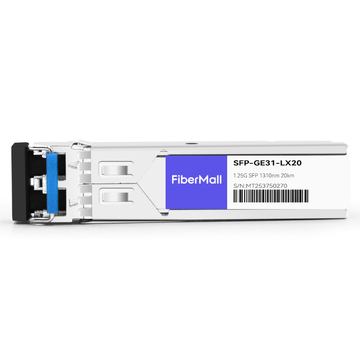 SFP-GE31-LX20 1000Base LX SFP 1310nm 20km LC SMF DDM Transceiver Module