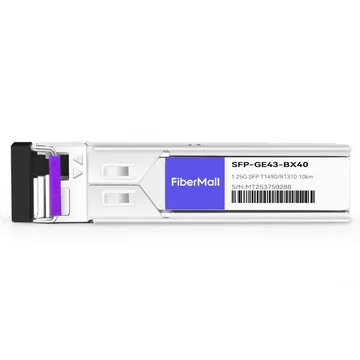 Extreme MGBIC-BX40-D Compatible 1000Base BX BIDI SFP TX1490nm/RX1310nm 40km LC SMF DDM Transceiver Module