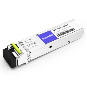 SFP-GE53-BX20 1000Base BX BIDI SFP TX1550nm/RX1310nm 20km LC SMF DDM Transceiver Module