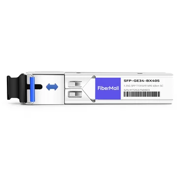 SFP-GE34-BX40S 1000Base BX BIDI SFP TX1310nm/RX1490nm 40km SC SMF DDM Transceiver Module