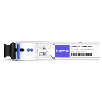 SFP-GE35-BX40S 1000Base BX BIDI SFP TX1310nm/RX1550nm 40km SC SMF DDM Transceiver Module