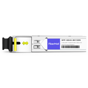 SFP-GE54-BX120S 1000Base BX BIDI SFP TX1550nm/RX1490nm 120km SC SMF DDM Transceiver Module