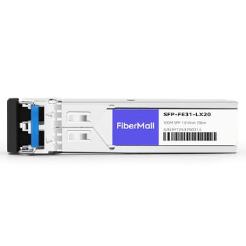 SFP-FE31-LX20 100Base LX20 SFP 1310nm 20km Duplex LC SMF DDM Transceiver Module
