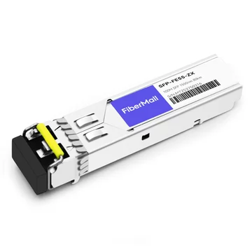 SFP-FE55-ZX 100Base ZX SFP 1550nm 80km LC SMF DDM Transceiver Module