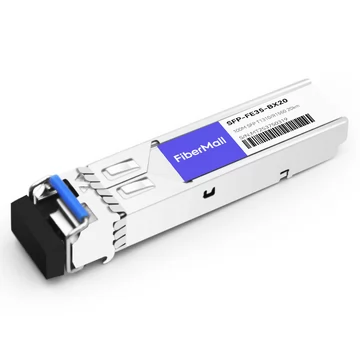 SFP-FE35-BX20 155/100M BX BIDI SFP TX1310nm/RX1550nm 20km LC SMF DDM Transceiver Module