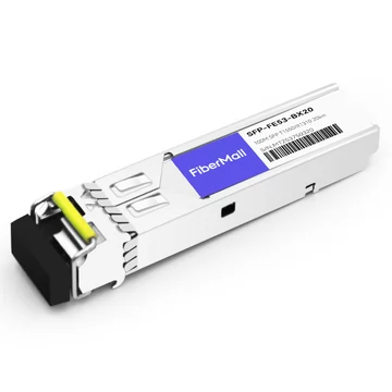 SFP-FE53-BX20 155/100M BX BIDI SFP TX1550nm/RX1310nm 20km LC SMF DDM Transceiver Module