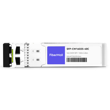 SFP-CW16G55-40C 16G CWDM SFP+ 1550nm 40km LC SMF DDM Transceiver Module