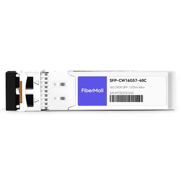 SFP-CW16G57-40C 16G CWDM SFP+ 1570nm 40km LC SMF DDM Transceiver Module