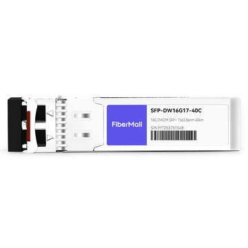 SFP-DW16G17-40C 16G DWDM SFP+ 100GHz C17 1563.86nm 40km LC SMF DDM Transceiver Module