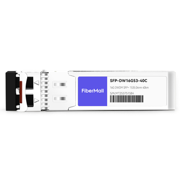 SFP-DW16G53-40C 16G DWDM SFP+ 100GHz C53 1535.04nm 40km LC SMF DDM Transceiver Module
