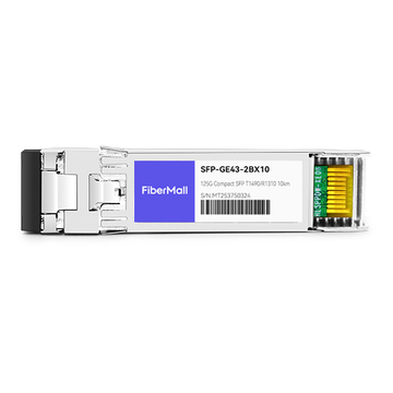 SFP-GE43-2BX10 1000Base 2 Channels BX BIDI CSFP TX1490nm/RX1310nm 10km LC SMF DDM Transceiver Module