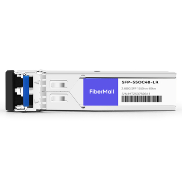 Cisco ONS-SI-2G-L1 Compatible 2.488G OC48/STM-16 SFP LR 1310nm 40km LC SMF DDM Transceiver Module