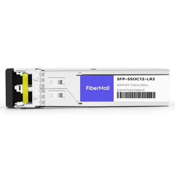 SFP-55OC12-LR2 622M OC12/STM-4 SFP LR2 1550nm 80km LC SMF DDM Transceiver Module