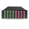 128×128 3D MEMS Optical Circuit Switches, 1550nm, G.657A2 fiber, LC/APC flange, 4U chassis, single power supply. RJ45/RS232, 220V.