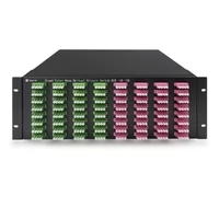 128×128 3D MEMS Optical Circuit Switches, 1550nm, G.657A2 fiber, LC/APC flange, 4U chassis, single power supply. RJ45/RS232, 220V.