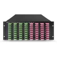 144×144 3D MEMS Optical Circuit Switches, 1550nm, G.657A2 fiber, LC/APC flange, 4.5U chassis, single power supply. RJ45/RS232, 220V.