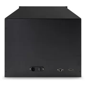 320×320 3D MEMS Optical Circuit Switches, 1550nm, G.657A2 fiber, LC/APC flange, 10U chassis, single power supply. RJ45/RS232, 220V.