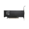 NVIDIA ConnectX-8 C8180 (900-9X81E-00EX-ST0) HHHL SuperNIC, 800Gbs XDR IB & Ethernet, Single-cage OSFP, PCIe 6 x16 with x16 PCIe Socket Direct,Tall bracket