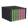 192×192 3D MEMS Optical Circuit Switches, 1550nm, G.657A2 fiber, LC/APC flange, 6U chassis, single power supply. RJ45/RS232, 220V.