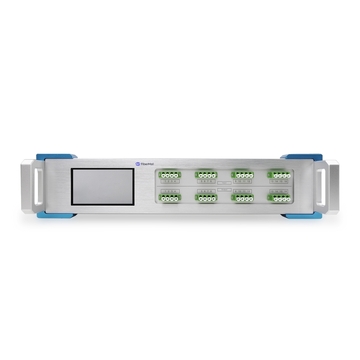 16×16 MEMS Optical Switch, 1550nm, G.657A2 fiber, LC/APC flange, 2U chassis, single power supply. RJ45/RS232, 220V, with touchscreen.