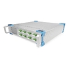 16×16 MEMS Optical Switch, 1550nm, G.657A2 fiber, LC/APC flange, 2U chassis, single power supply. RJ45/RS232, 220V, with touchscreen.