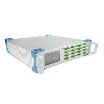 32×32 MEMS Optical Switch, 1550nm, G.657A2 fiber, LC/APC flange, 2U chassis, single power supply. RJ45/RS232, 220V, with touchscreen.
