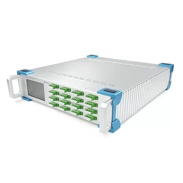 32×32 MEMS Optical Switch, 1550nm, G.657A2 fiber, LC/APC flange, 2U chassis, single power supply. RJ45/RS232, 220V, with touchscreen.