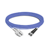 10m (33ft) Duplex OM4 Multimode SC UPC to ST UPC PVC (OFNR) Fiber Optic Cable