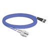 10m (33ft) Duplex OM4 Multimode SC UPC to ST UPC PVC (OFNR) Fiber Optic Cable