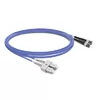 5m (16ft) Duplex OM4 Multimode SC UPC to ST UPC PVC (OFNR) Fiber Optic Cable