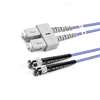 3m (10ft) Duplex OM4 Multimode SC UPC to ST UPC PVC (OFNR) Fiber Optic Cable