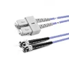 5m (16ft) Duplex OM4 Multimode SC UPC to ST UPC PVC (OFNR) Fiber Optic Cable