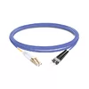 2m (7ft) Duplex OM4 Multimode LC UPC to ST UPC PVC (OFNR) Fiber Optic Cable