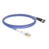 3m (10ft) Duplex OM4 Multimode LC UPC to ST UPC PVC (OFNR) Fiber Optic Cable