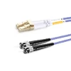 5m (16ft) Duplex OM4 Multimode LC UPC to ST UPC PVC (OFNR) Fiber Optic Cable