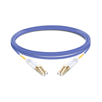 3m (10ft) Duplex OM4 Multimode LC UPC to LC UPC PVC (OFNR) Fiber Optic Cable