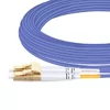 7m (23ft) Duplex OM4 Multimode LC UPC to FC UPC PVC (OFNR) Fiber Optic Cable