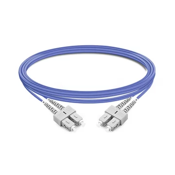 1m (3ft) Duplex OM4 Multimode SC UPC to SC UPC OFNP Fiber Optic Cable
