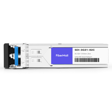 SDI-3G31-02C 3Gps MSA SDI 1310nm 2km SMF LC DDM Transmitter & Receiver Video Pathological Patterns Transceiver Module